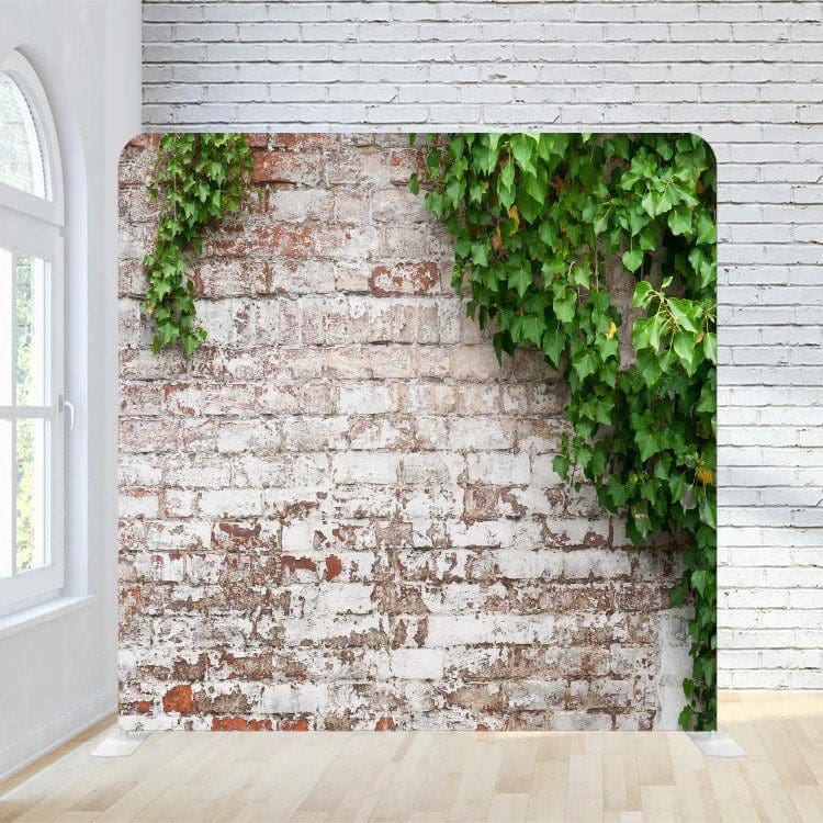 Brick with Greenery Backdrop